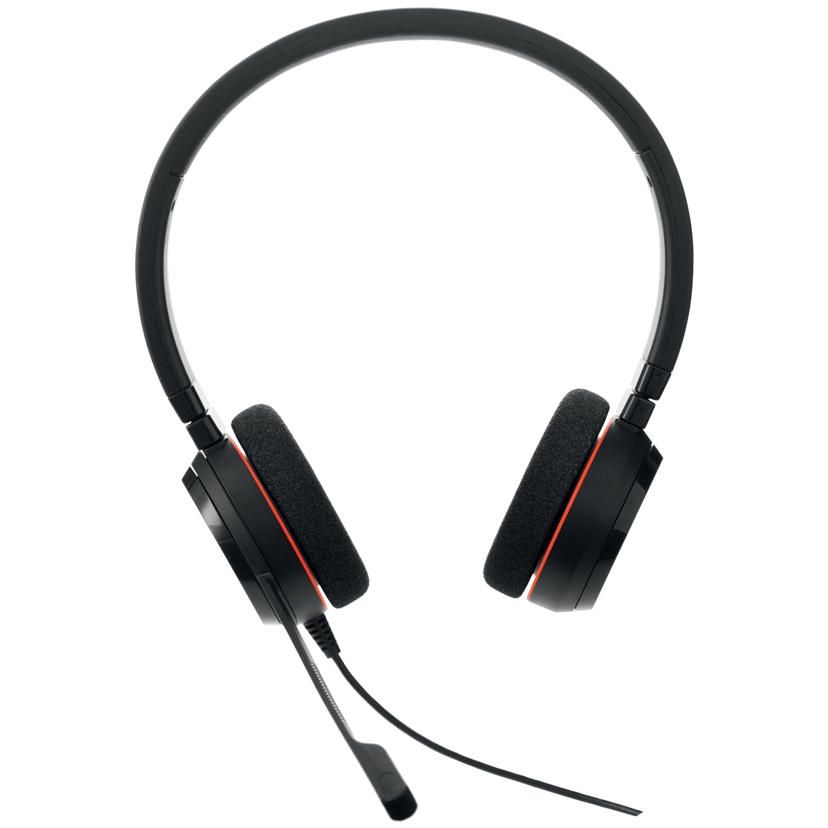 Jabra Evolve 20 Kuulokkeet Langallinen Pääpanta Toimisto/puhelukeskus USB Type-C / USB Type-A musta USB-C, USB-A Microsoft Teams Musta