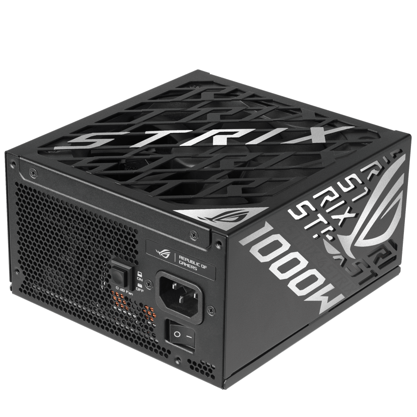 ASUS ROG STRIX-1000P-GAMING strømforsyningsenhet 1000 W 20+4 pin ATX ATX Sort, Sølv 1000W ATX 80 PLUS Platinum