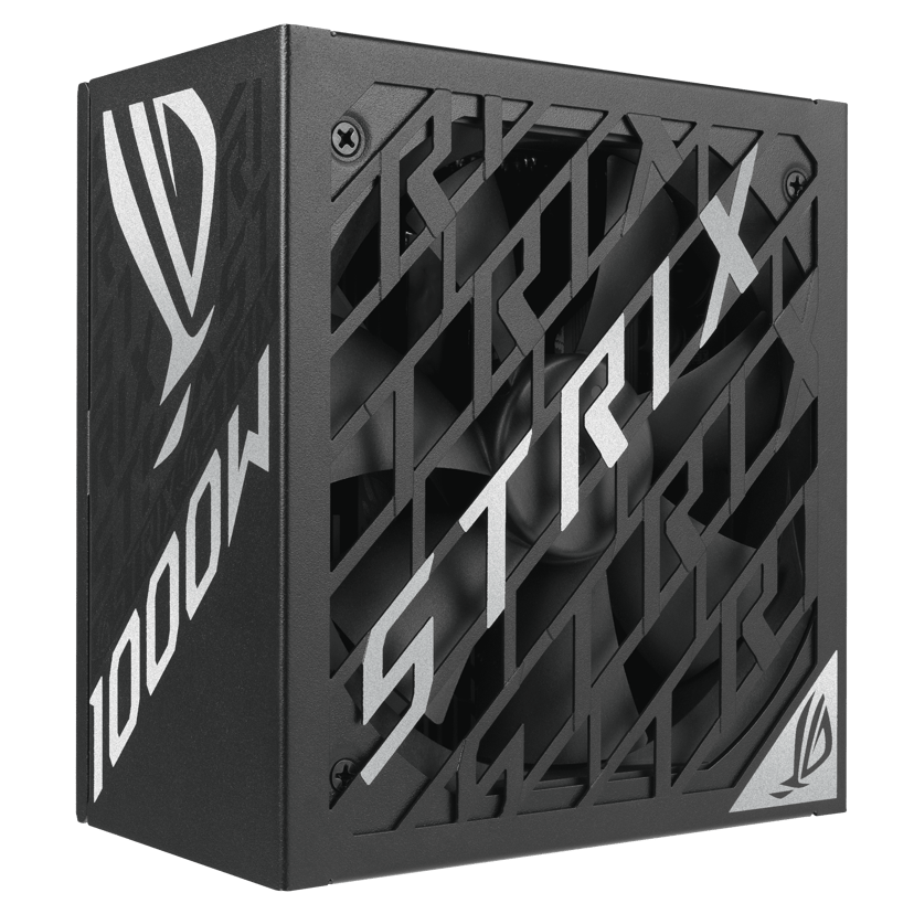 ASUS ROG STRIX-1000P-GAMING strømforsyningsenhet 1000 W 20+4 pin ATX ATX Sort, Sølv 1000W ATX 80 PLUS Platinum