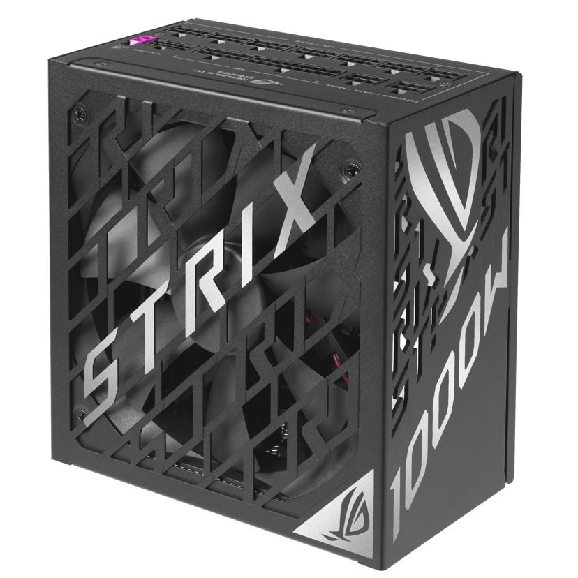 ASUS ROG STRIX-1000P-GAMING enhed til strømforsyning 1000 W 20+4 pin ATX ATX Sort, Sølv 1000W ATX 80 PLUS Platinum