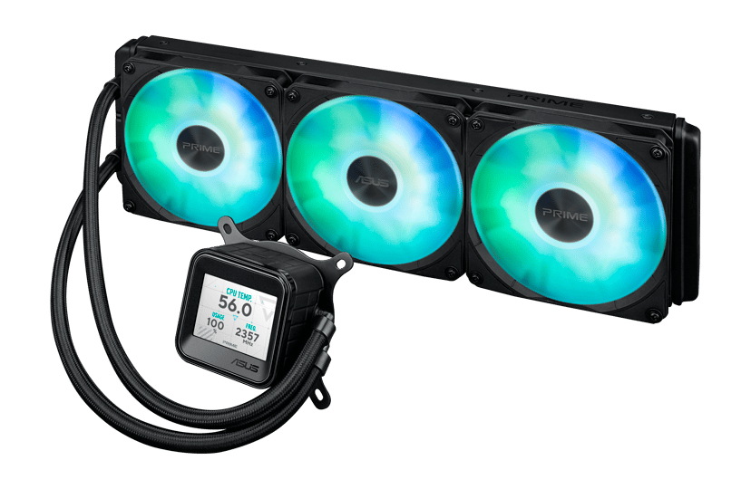 ASUS Prime LC 360 A-RGB LCD AiO væskekjøler Svart