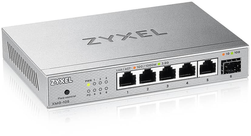 Zyxel XMG-105 5-Port 2.5 Gigabit 1xSFP+ Switch