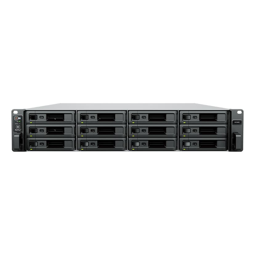 Synology UC3400 data-opslag-server NAS Rack (2U) Intel® Xeon® D D-1541 8 GB DDR4 0 TB