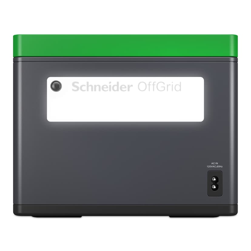 APC SE OffGrid Portable Power Station 500 - Li-Ion-batteri, LCD-skjerm, 2x stikkontakter, 3x USB-A, 2x USB-C, 3x 12V-utganger, trådløs lader