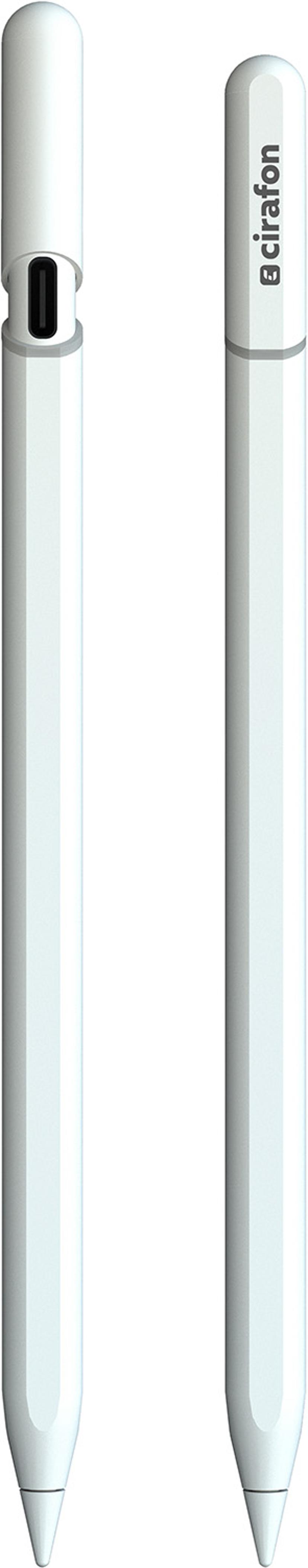 Cirafon Pro Stylus til iPad - perfekt pen til skrivning og skitsering Hvid