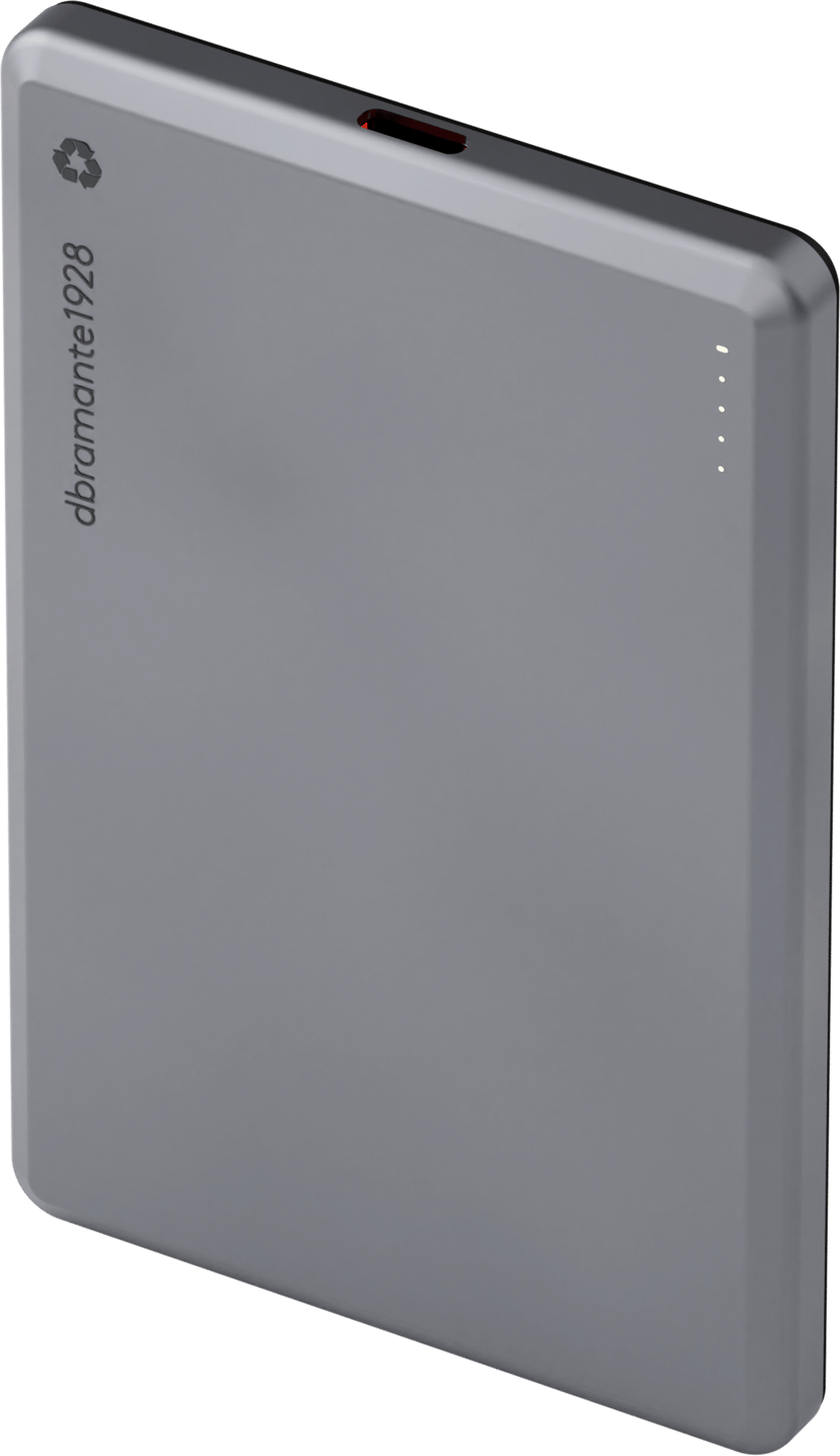 dbramante1928 re-charge MagSafe battery pack 5000mAh Grå