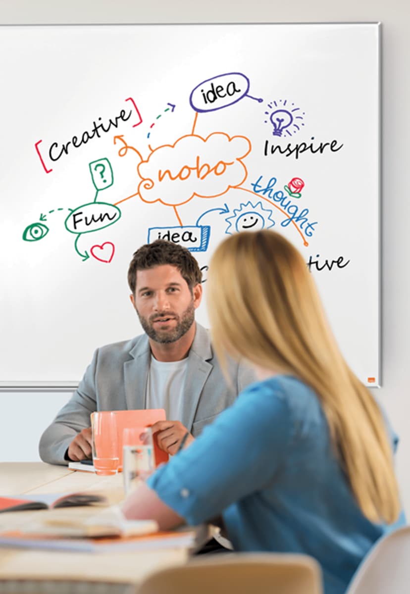 Nobo Whiteboard Impression Pro Emaljerad Magnetisk 120x90cm