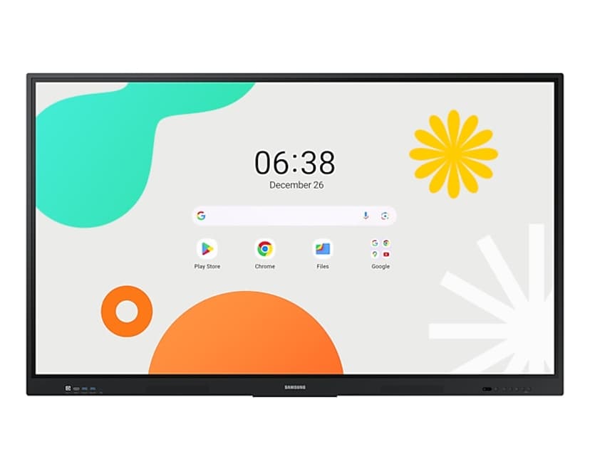Samsung LH65WAF 65" UHD/4K Interactive Touch Display + MeetUp 2 Conference Camera Svart