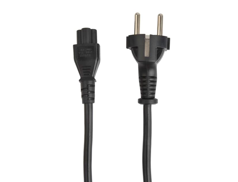 Prokord Power cable 0.2m CEE7/7 C5 Zwart