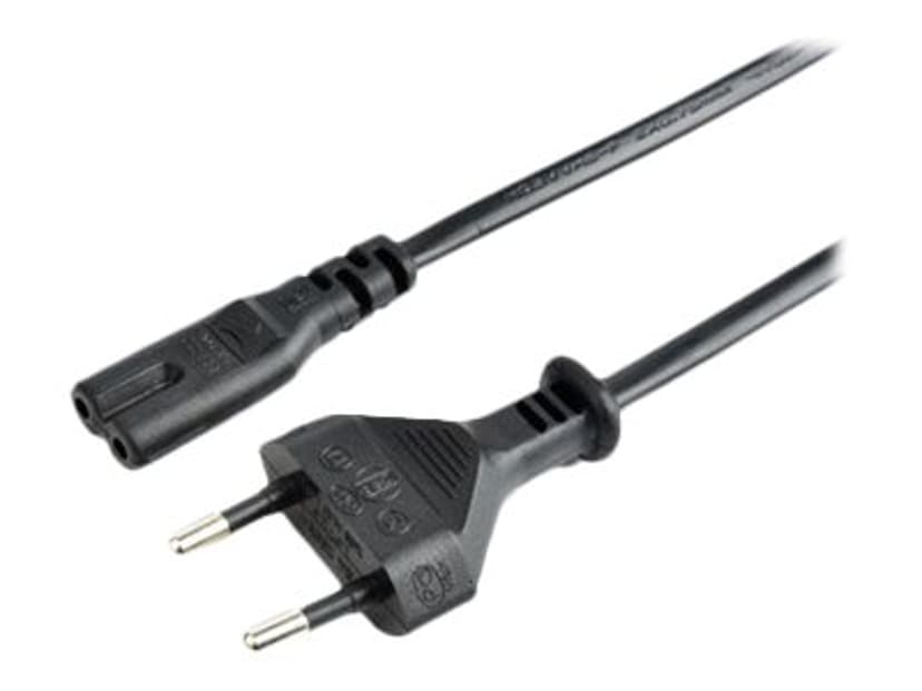 Prokord Power cable 5m CEE7/16 C7 Zwart