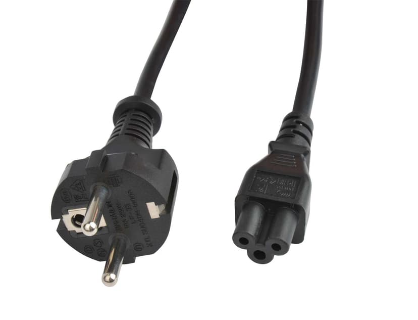 Prokord Strömkabel 10m CEE7/7 C5 coupler Svart
