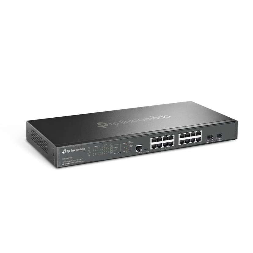 TP-Link Omada 16-port 2,5G og 2-port 10GE SFP+ L2+ administrert svitsj med 8-port PoE+
