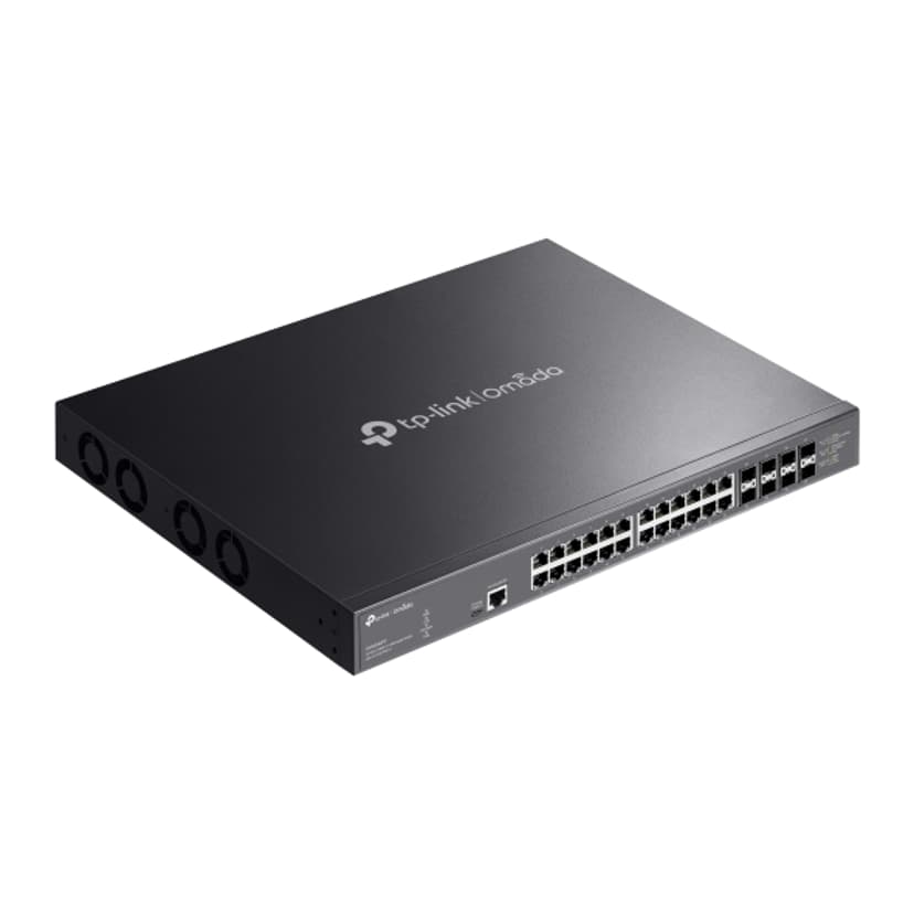 TP-Link Omada SX3832MPP netværksswitch Managed L2+ 10G Ethernet (100/1000/10000) Power over Ethernet (PoE) DIN skinne Sort