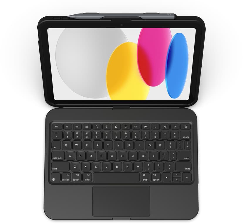 Zagg Tough Keys iPad 10th gen, iPad 11th gen Nordisk Svart