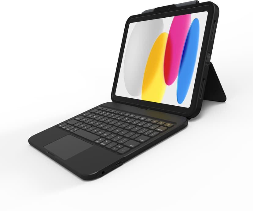 Zagg Tough Keys iPad 10th gen, iPad 11th gen Nordisk Svart