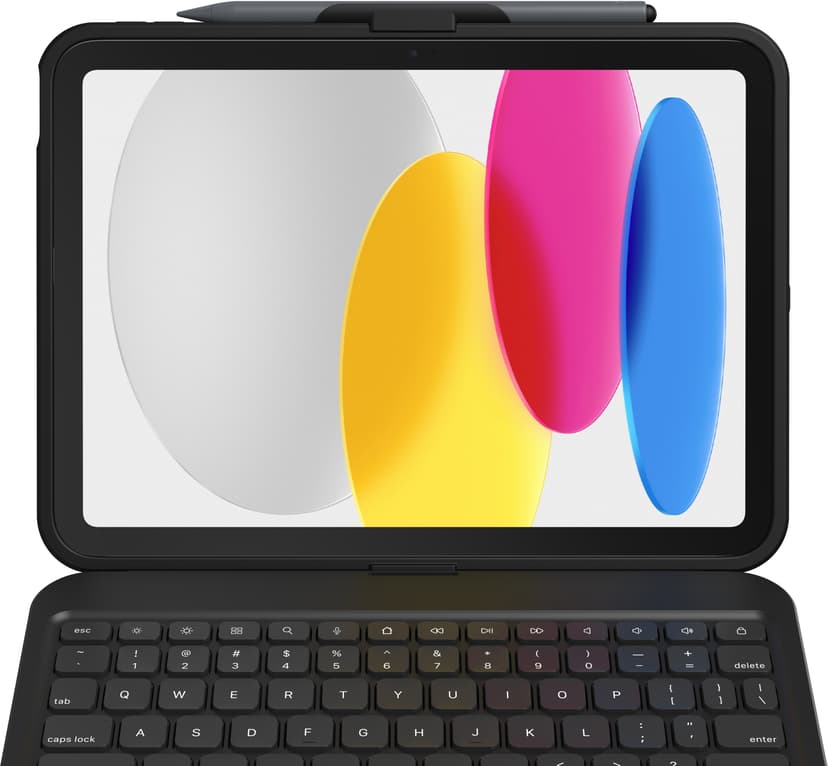 Zagg Tough Keys iPad 10th gen, iPad 11th gen Nordisk Svart