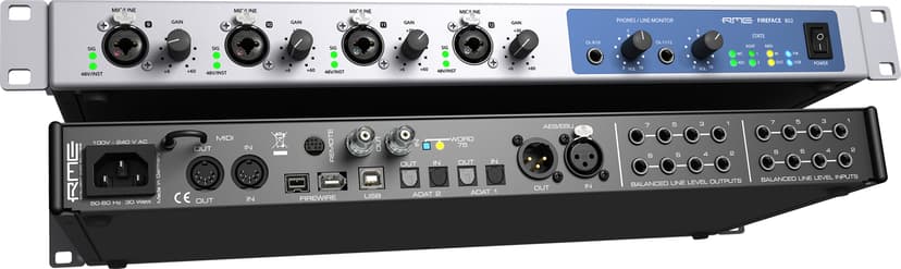 RME Fireface 802 7.1 kanaler FireWire