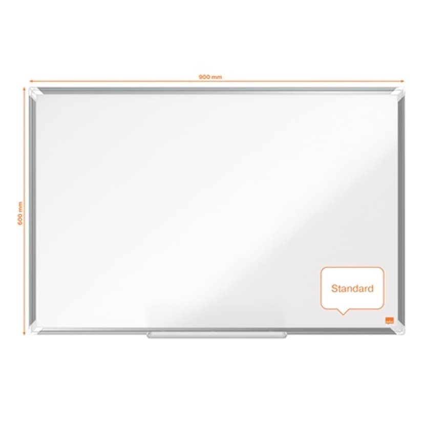 Nobo Whiteboard Premium Plus Steel Magnetisk 90x60cm