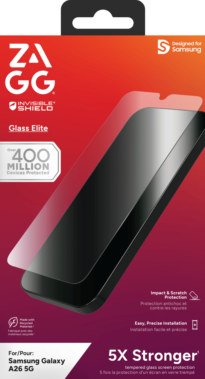 Zagg Invisibleshield Glass Elite skärmskydd Samsung Galaxy A26