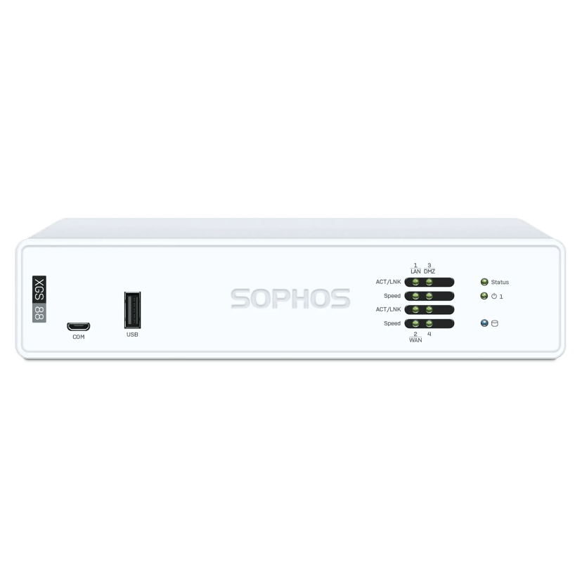 Sophos XGS 88 brannmur (maskinvare) 9,9 Gbit/s