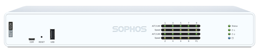 Sophos XGS 128 firewall (hardware) 19,1 Gbit/sek.
