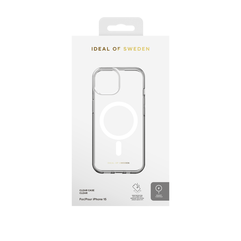 iDeal of Sweden Clear Case MagSafe iPhone 13, iPhone 14, iPhone 15, iPhone 16e, iPhone 17e Läpinäkyvä
