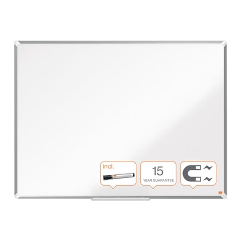 Nobo Whiteboard Premium Plus Steel Magneettinen 120x90cm