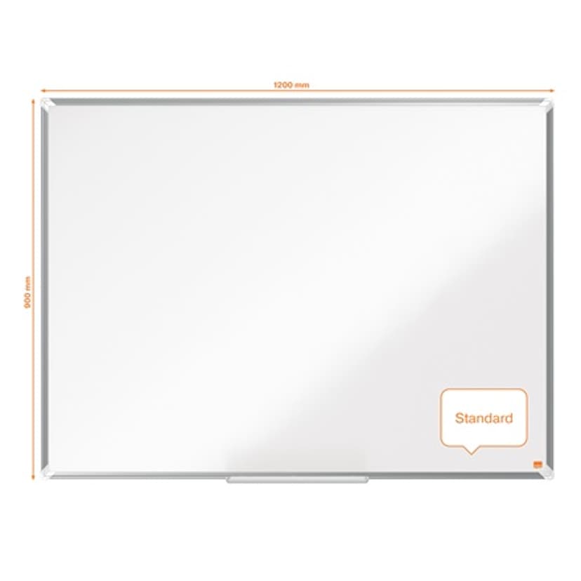 Nobo Whiteboard Premium Plus Steel Magnetisk 120x90cm