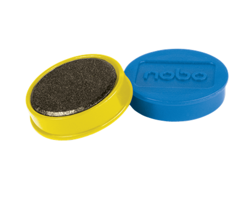 Nobo Magneter Blandet Farver 32mm 10stk - Whiteboard