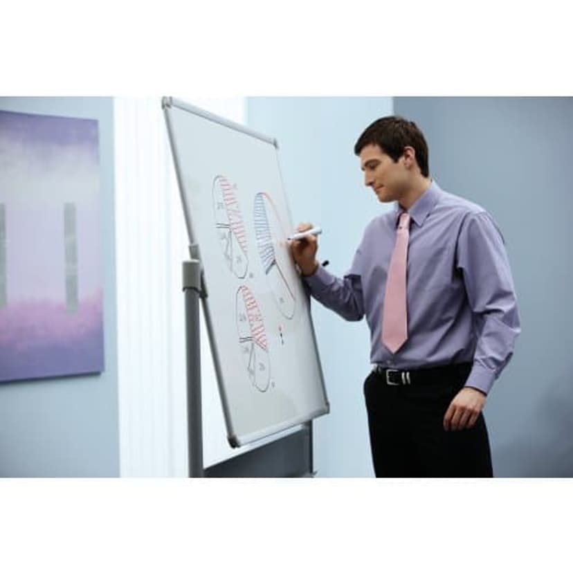 Nobo Whiteboard Mobile Staal Magnetisch 120x90cm