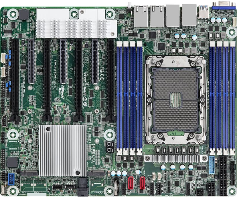 ASRock SPC621D8-2L2T moederbord Intel C621A LGA 4189 ATX LGA 4189 ATX