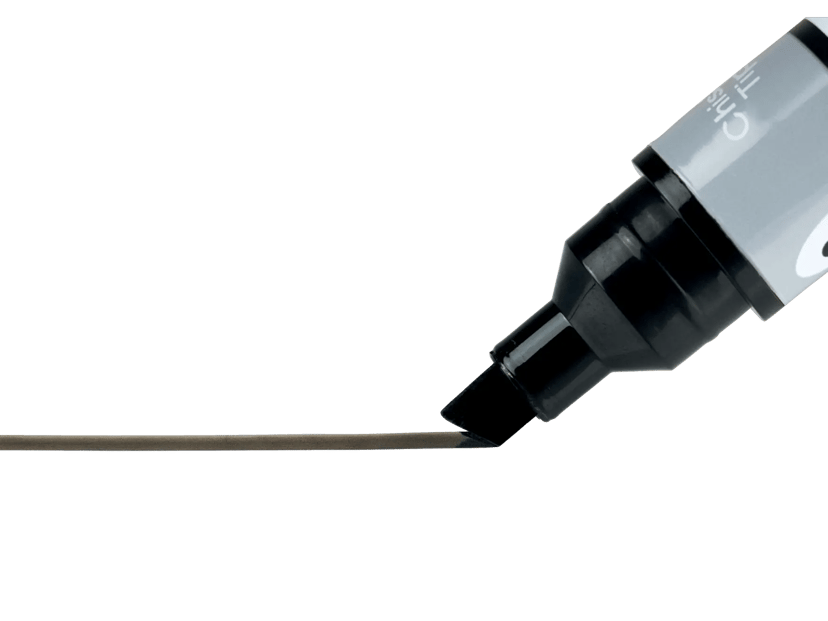 Nobo Penner Flydende Blæk Mejselspids 4mm Blandede Farver 10stk - Whiteboard