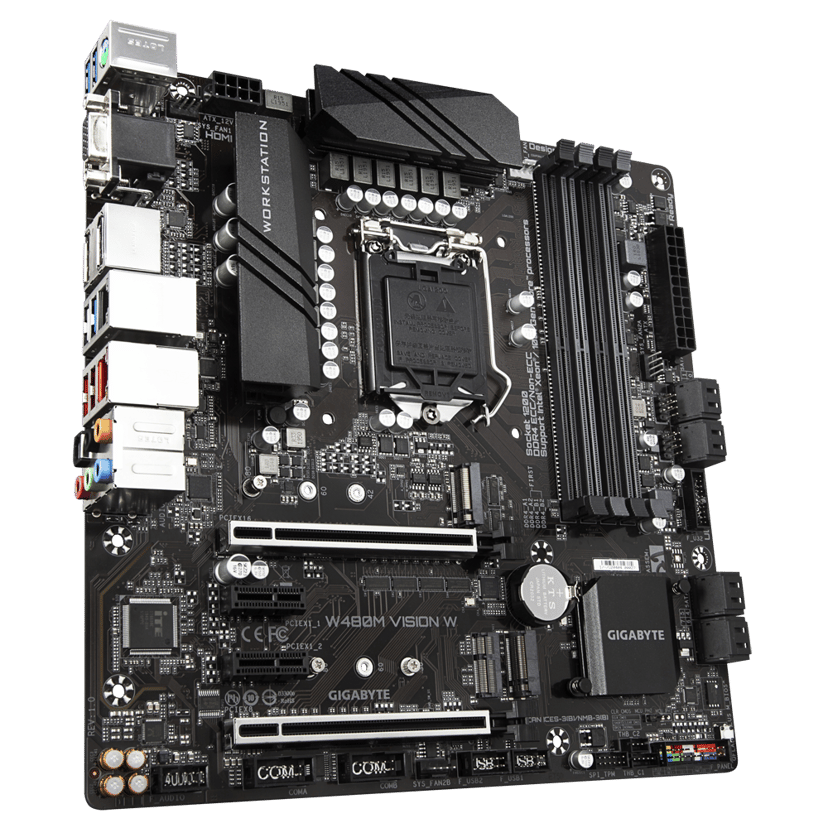 Asrock Intel W480 Chipset ASRock GIGABYTE W480M VISION W
