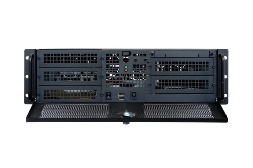 Chieftec PC-Chassi 19" 3U UNC-310RS 1X500w Black Rack Svart