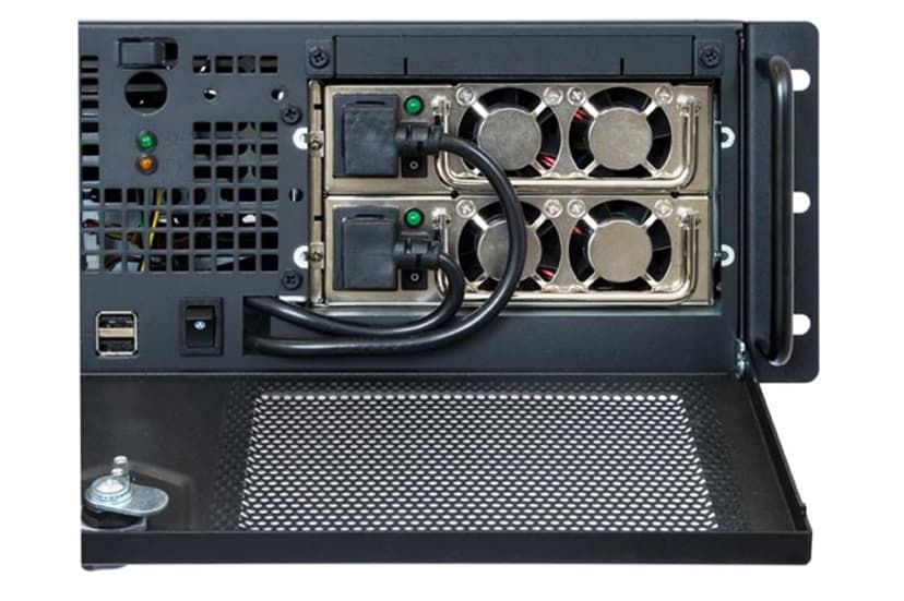 Chieftec PC-Chassi 19" 3U UNC-310RS 1X500w Black Rack Svart