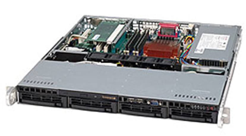 Supermicro SC813M TQ-350CB Musta