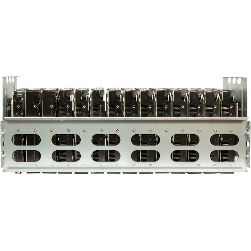 Inter-Tech 4F28 Mining Rack 4U 19" Rack Sølv, Sort