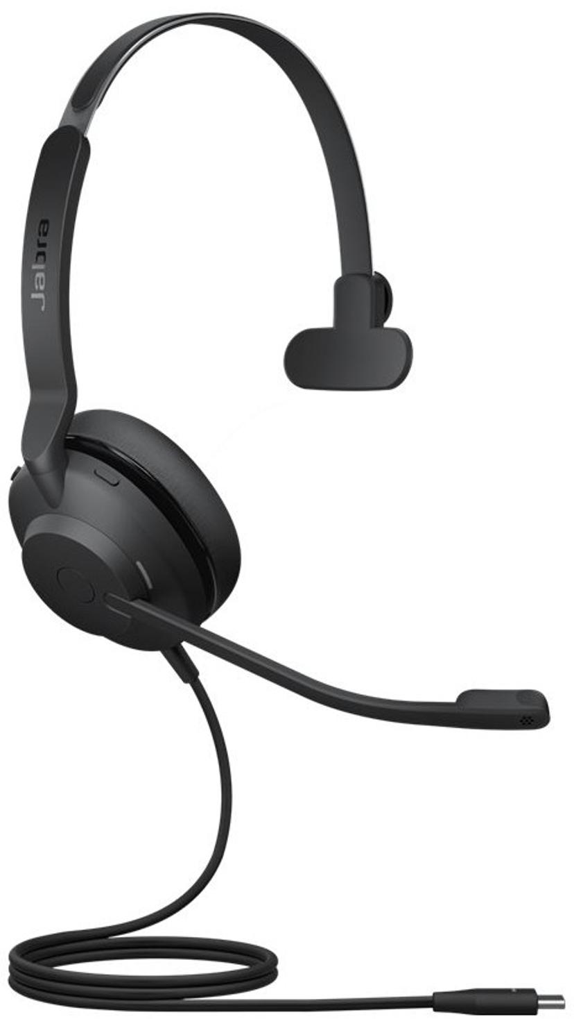 Jabra Evolve2 30 SE Mono USB-A, USB-C UC Musta