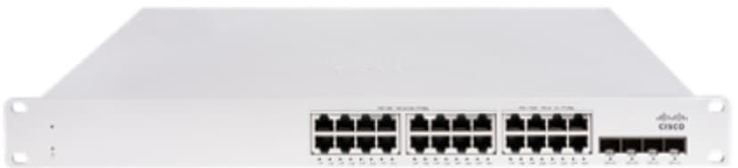 Cisco Meraki MS150-24T-4X Lager 2 Molnshanterad 24x1GE + 4xSFP 10GE