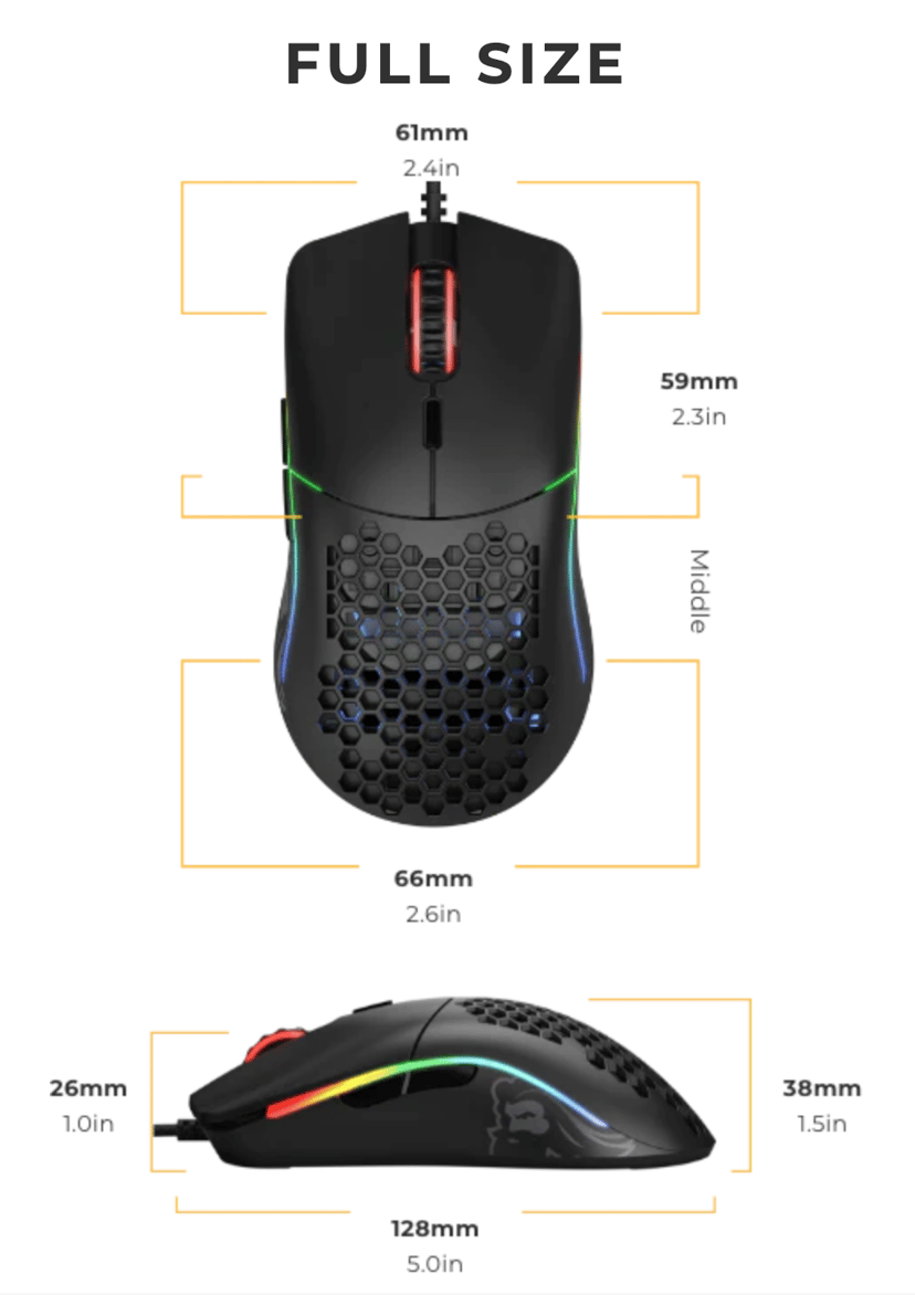 Glorious Model O Matte USB Type-A