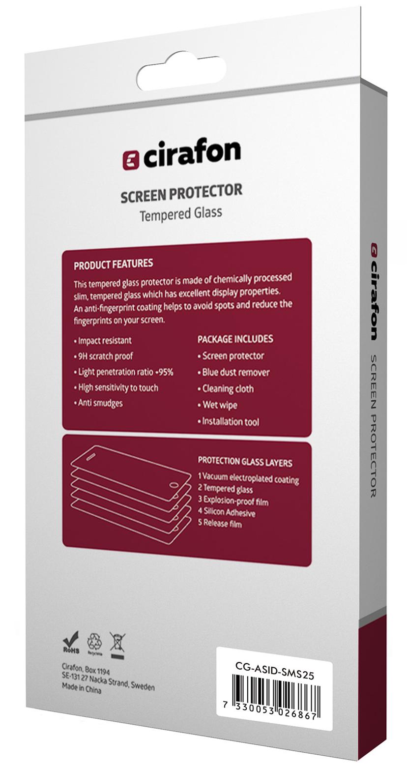 Cirafon Recycled Ultra-Wide (Double Tempered) näytönsuoja Samsung Galaxy S24, Samsung Galaxy S25