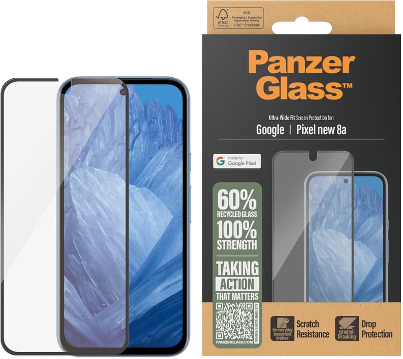Panzerglass Ultra-Wide Fit Google Pixel 9a