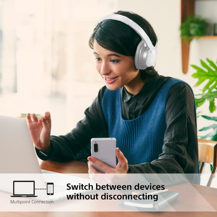 Sony WH-CH720N Wireless Headphones - (Löytötuote luokka 2) Stereo USB-C Valkoinen