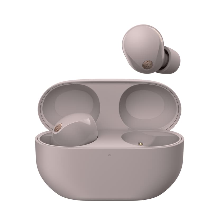 Sony WF-1000XM5 Wireless Noise Cancelling Earbuds Vaaleanpunainen