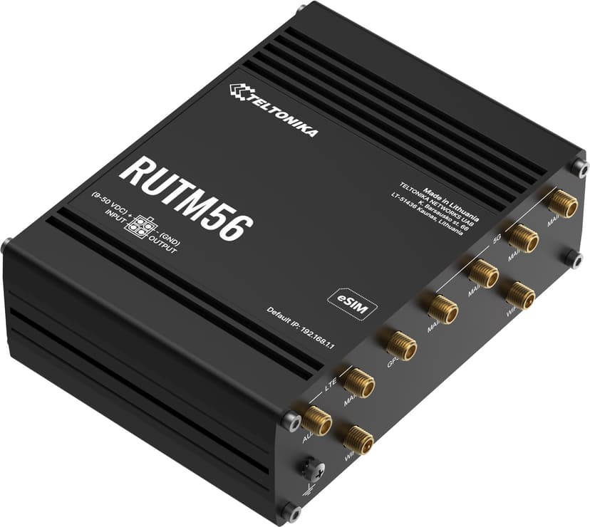 Teltonika RUTM56 Dual Modem Industrial 5G Router