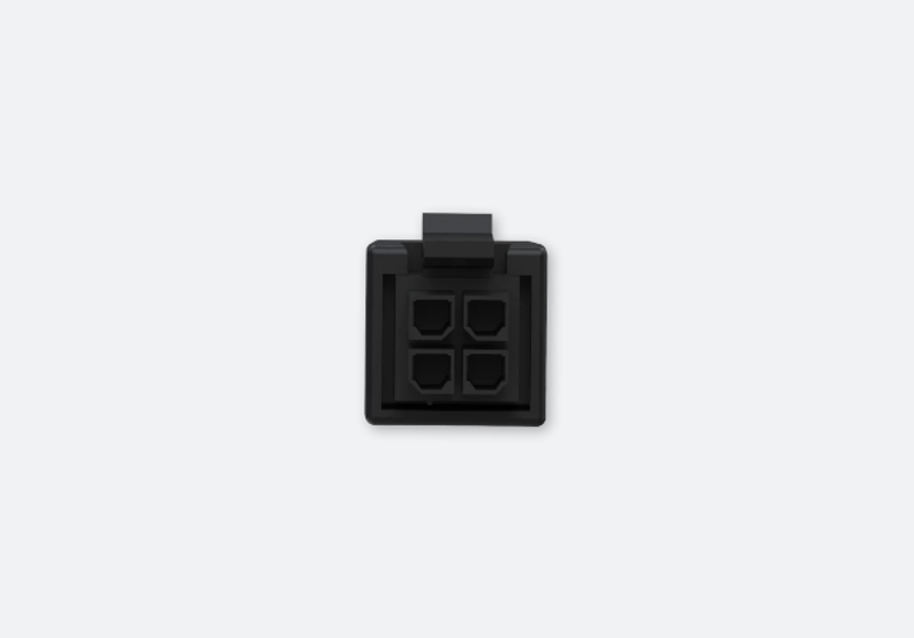Teltonika 4-pin to 4-pin power cable Sort 1 m 1m 4-pin 4-pin Svart
