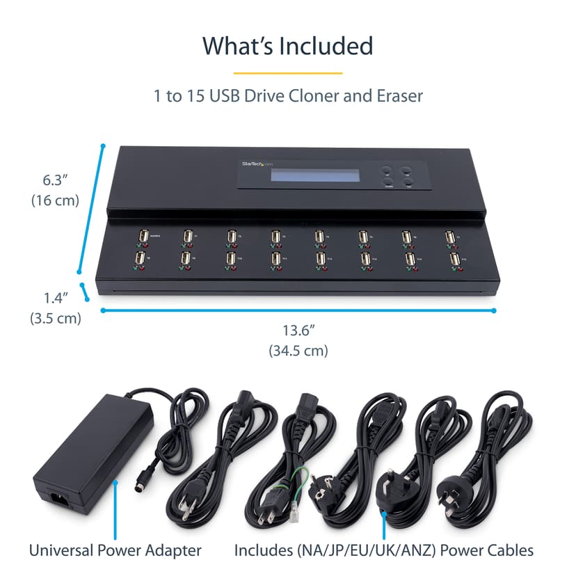 Startech 1:15 Standalone USB Duplicator and Eraser