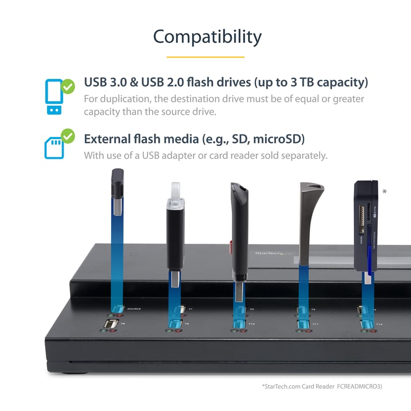 Startech 1:15 Standalone USB Duplicator and Eraser