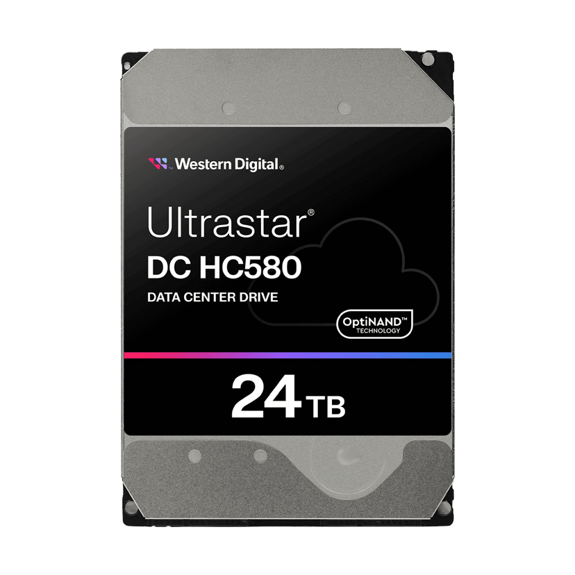 WD Ultrastar DC HC580 24TB 512E 3.5" 7200r/min SATA Harddisk