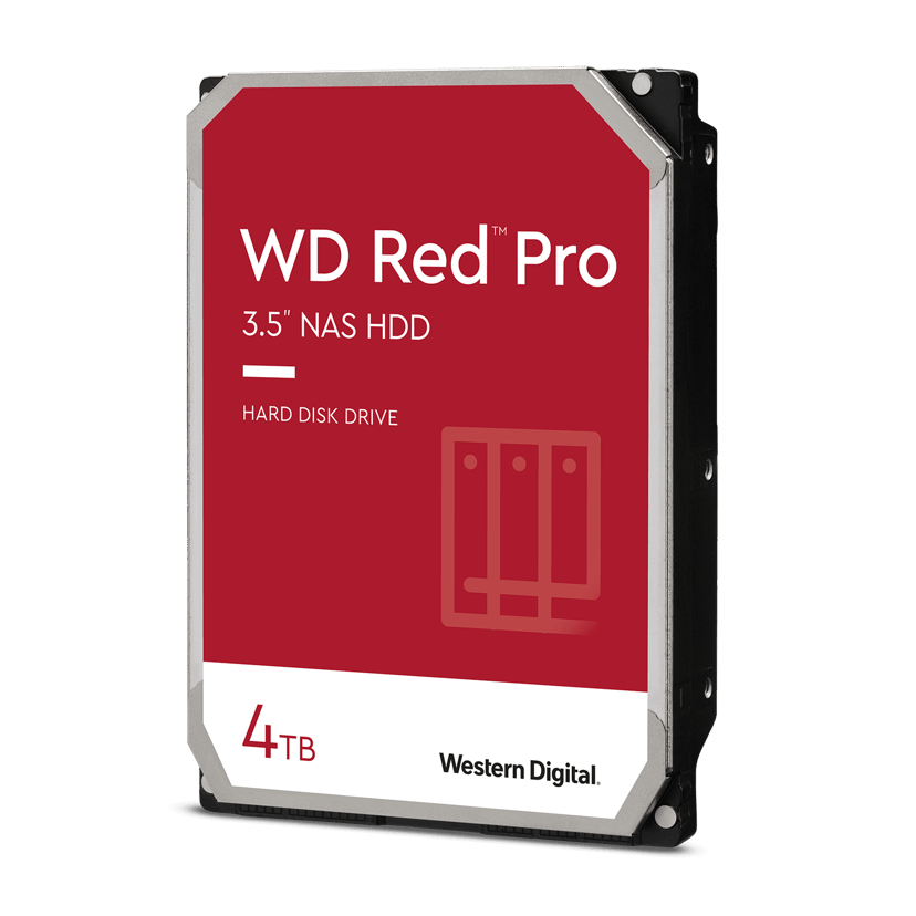 WD Red Pro 4TB 3.5" 7200r/min SATA Harddisk